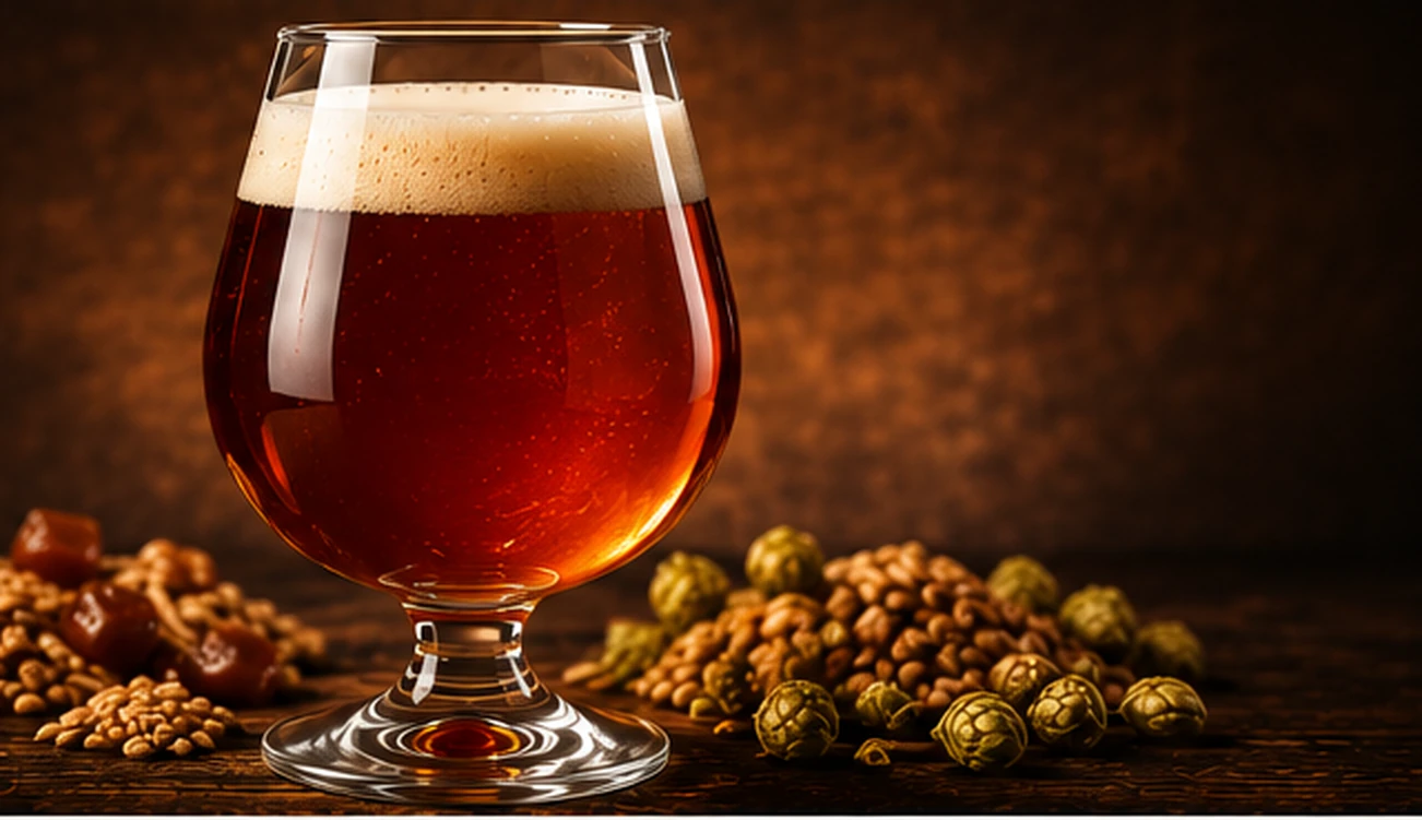 Amber Ale im Glas
