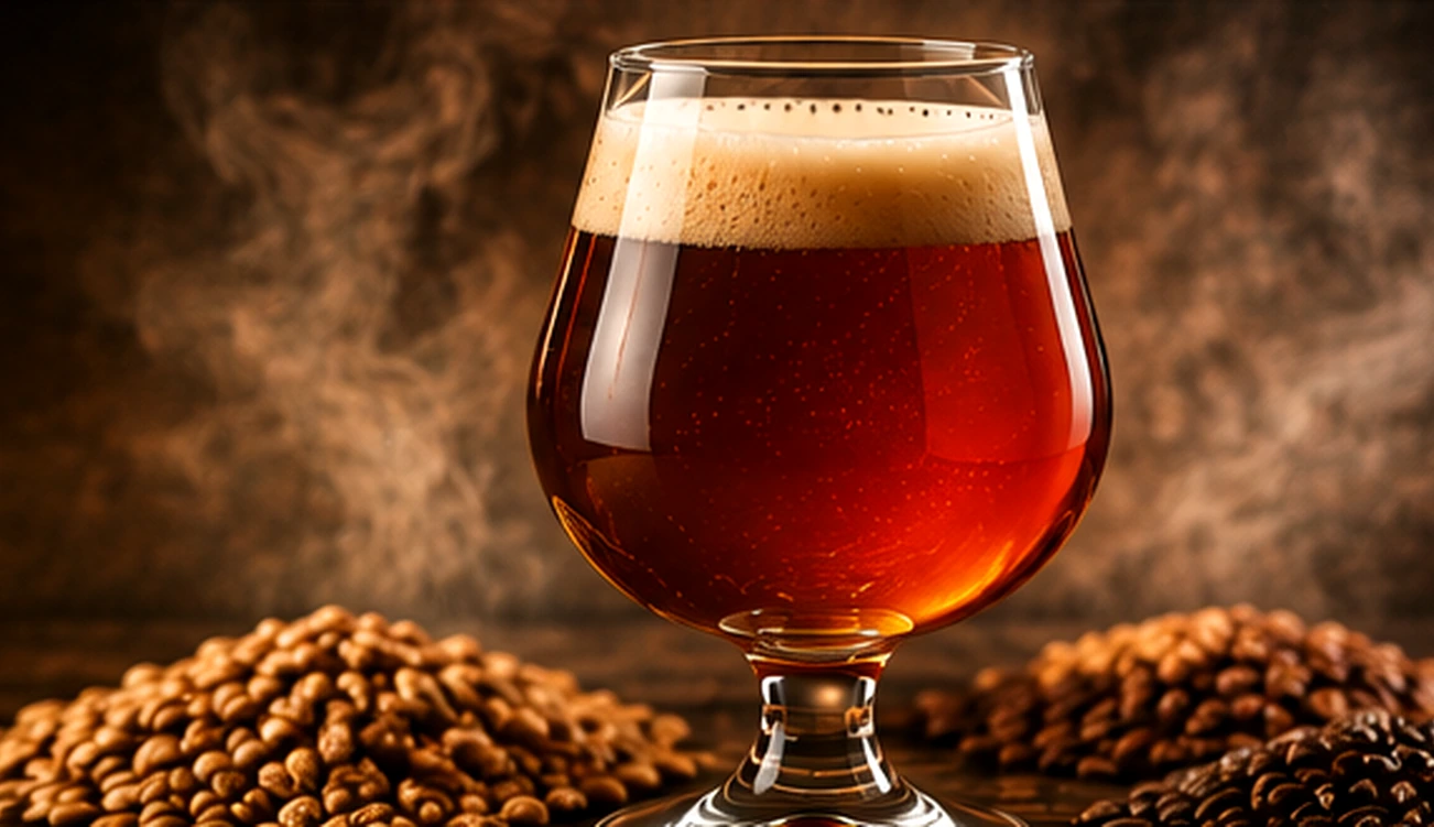 Belgisches Dubbel im Glas
