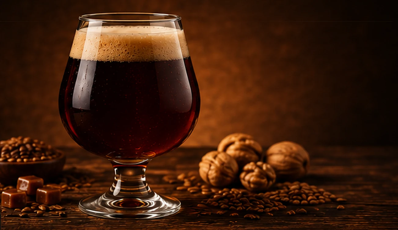 Brown Ale im Glas