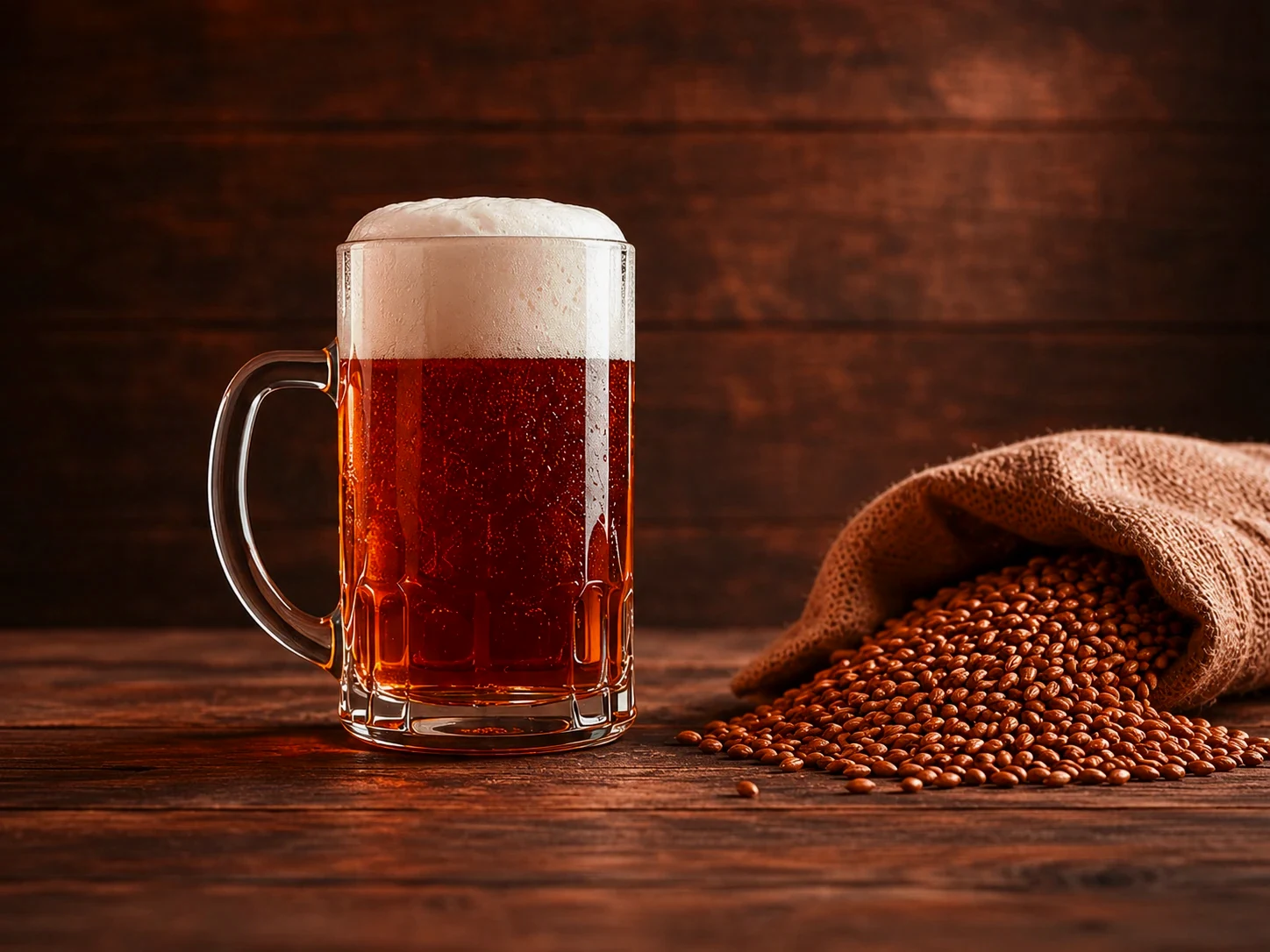 Fränkisches Rotbier im Glas