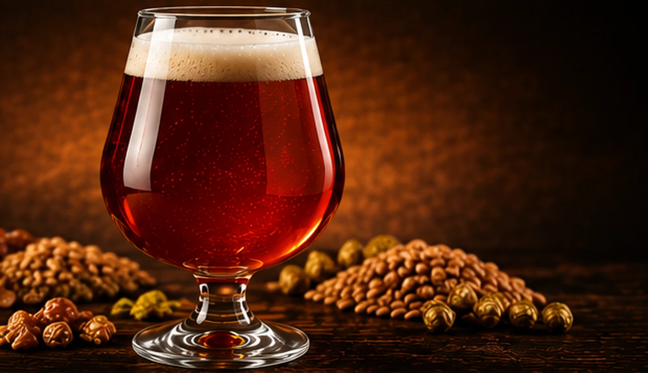 Irish Red Ale im Glas