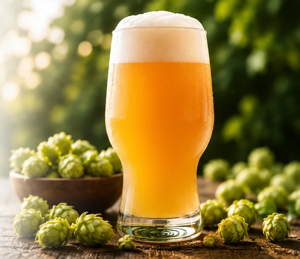 New England Pale Ale im Glas