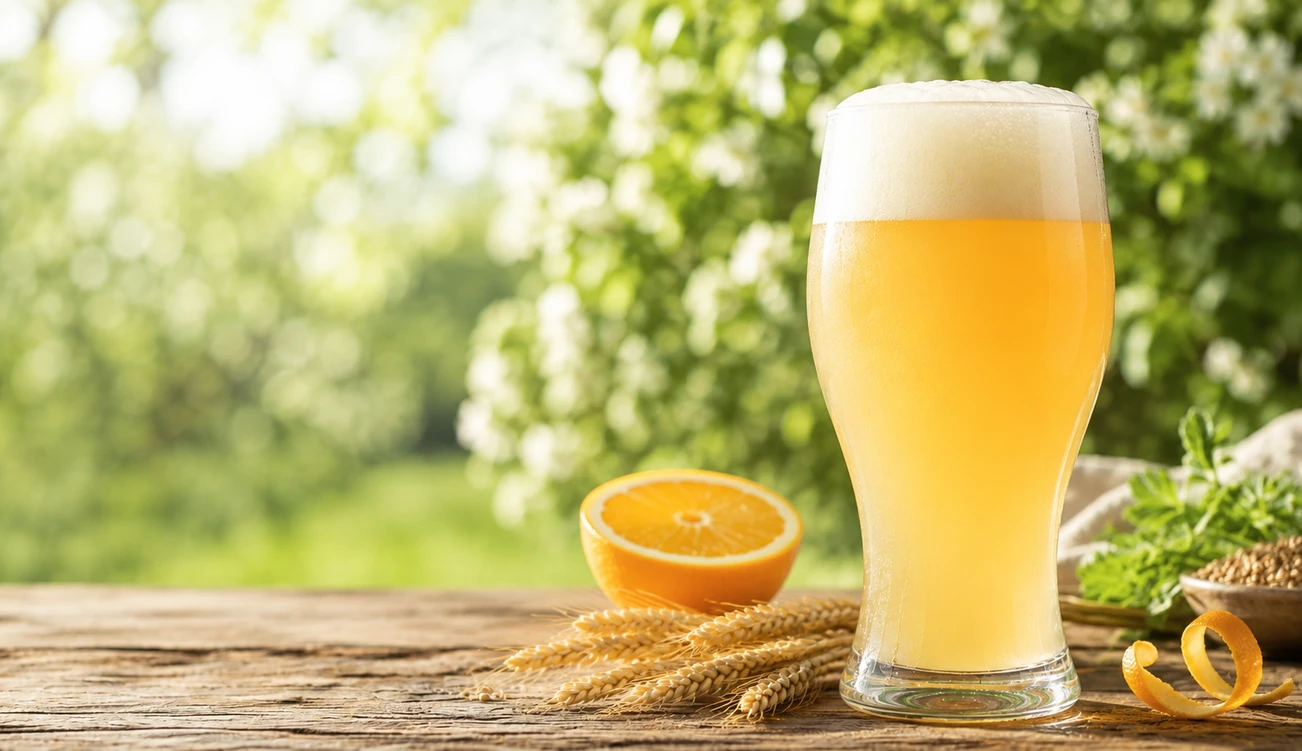 Witbier im Glas