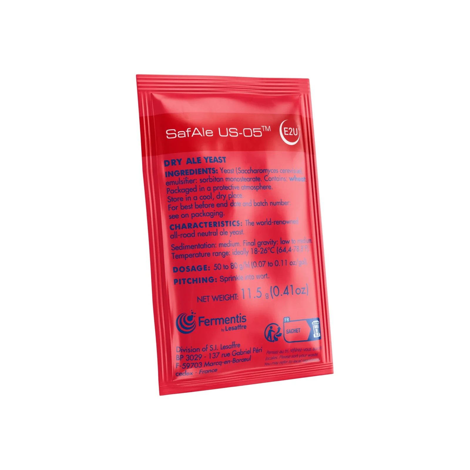 Fermentis SafAle US-05 Bierhefe zum Bierbrauen